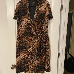 Leopard print dress